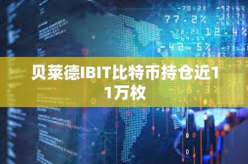 貝萊德IBIT比特幣持倉(cāng)近11萬(wàn)枚