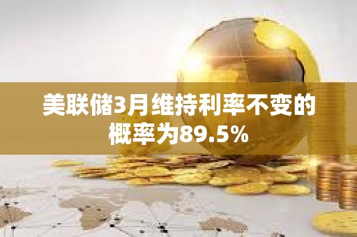 美聯(lián)儲(chǔ)3月維持利率不變的概率為89.5%
