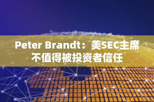 Peter Brandt：美SEC主席不值得被投資者信任