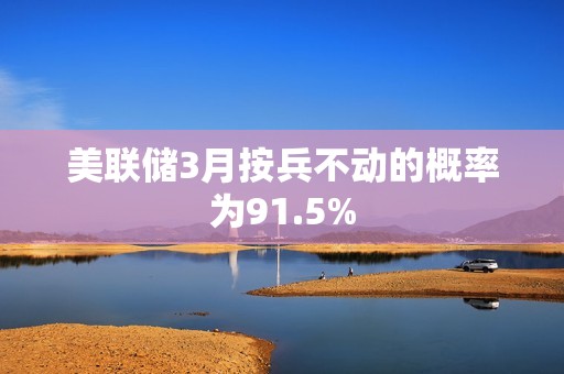 美聯(lián)儲3月按兵不動的概率為91.5%