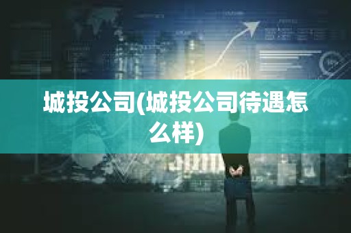 城投公司(城投公司待遇怎么樣)
