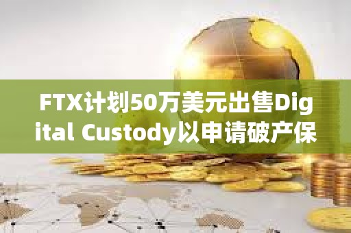 FTX計劃50萬美元出售Digital Custody以申請破產保護
