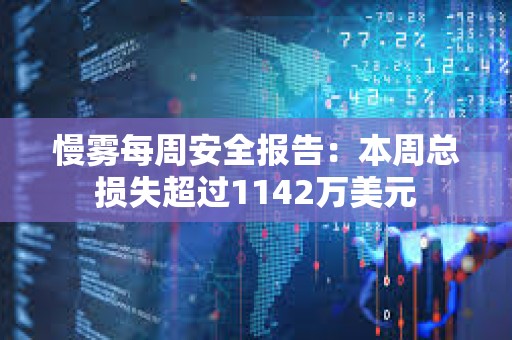 慢霧每周安全報告：本周總損失超過1142萬美元