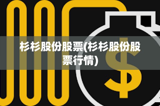 杉杉股份股票(杉杉股份股票行情)