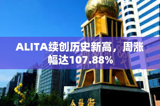 ALITA續創歷史新高，周漲幅達107.88%