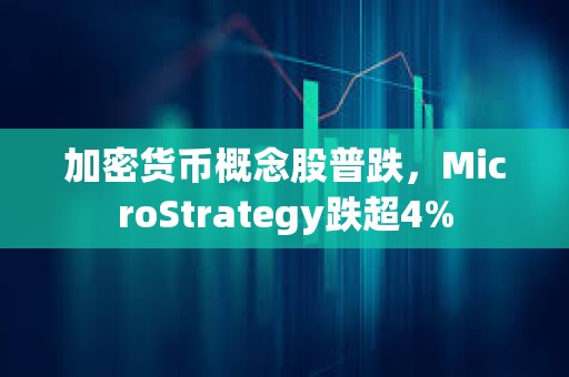 加密貨幣概念股普跌，MicroStrategy跌超4%
