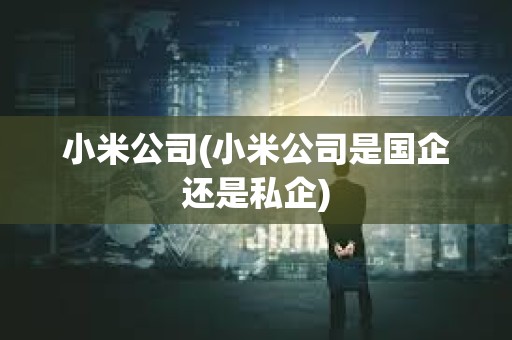 小米公司(小米公司是國企還是私企) 小米公司(小米公司是國企還是私企)