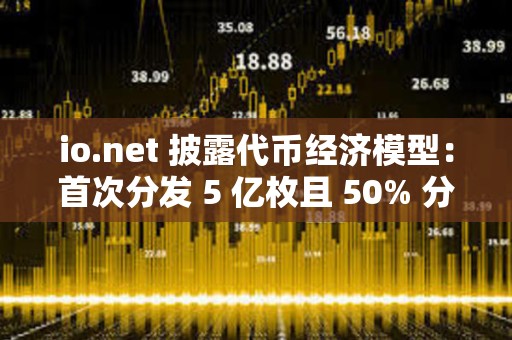 io.net 披露代幣經(jīng)濟(jì)模型：首次分發(fā) 5 億枚且 50% 分配給社區(qū)