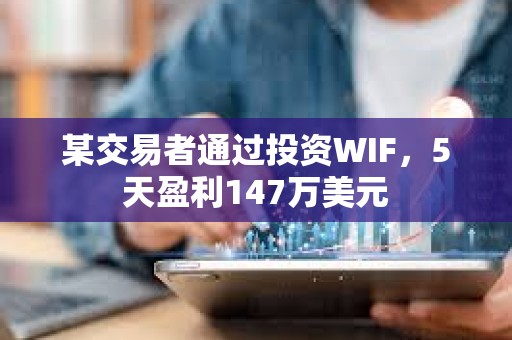 某交易者通過投資WIF，5天盈利147萬美元