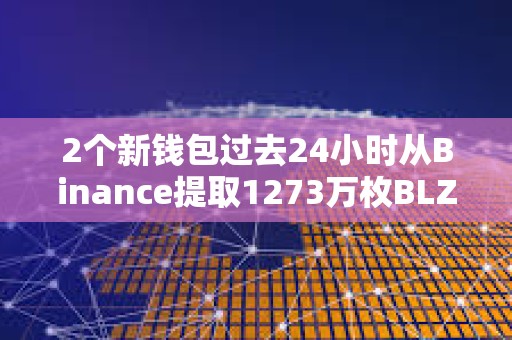 2個新錢包過去24小時從Binance提取1273萬枚BLZ