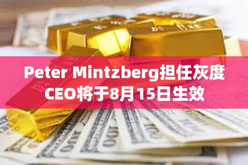 Peter Mintzberg擔任灰度CEO將于8月15日生效
