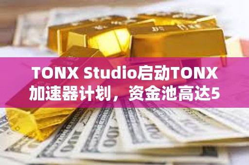 TONX Studio啟動TONX加速器計劃，資金池高達500萬美元