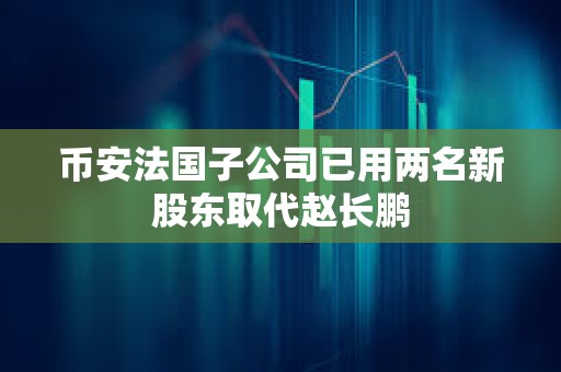 幣安法國(guó)子公司已用兩名新股東取代趙長(zhǎng)鵬