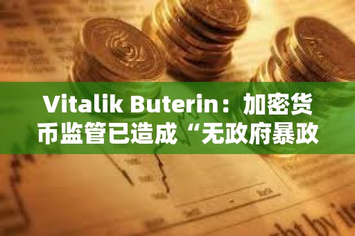 Vitalik Buterin：加密貨幣監管已造成“無政府暴政”