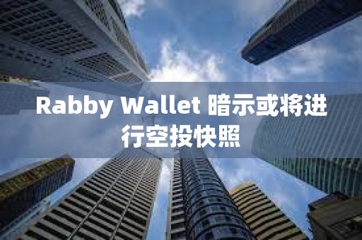 Rabby Wallet 暗示或將進行空投快照