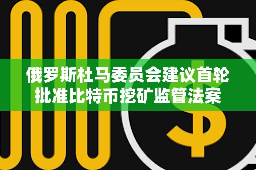 俄羅斯杜馬委員會建議首輪批準比特幣挖礦監管法案