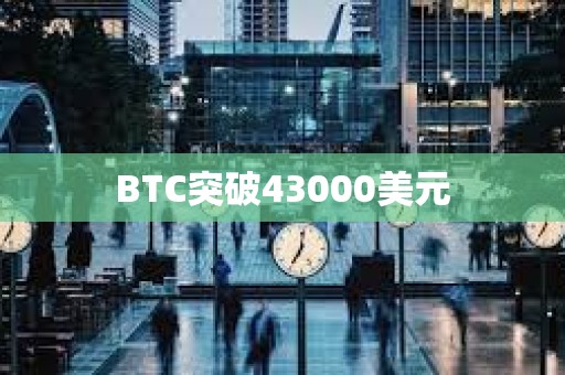 BTC突破43000美元