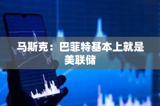 馬斯克：巴菲特基本上就是美聯(lián)儲