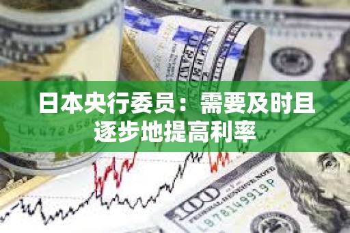 日本央行委員：需要及時且逐步地提高利率