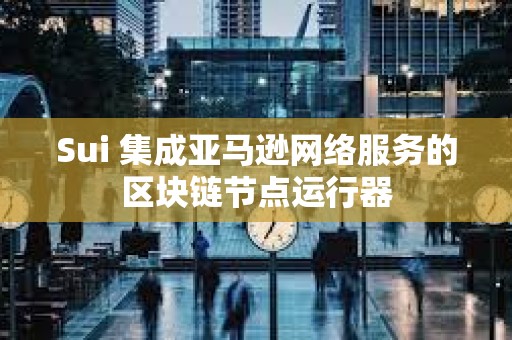 Sui 集成亞馬遜網絡服務的區塊鏈節點運行器
