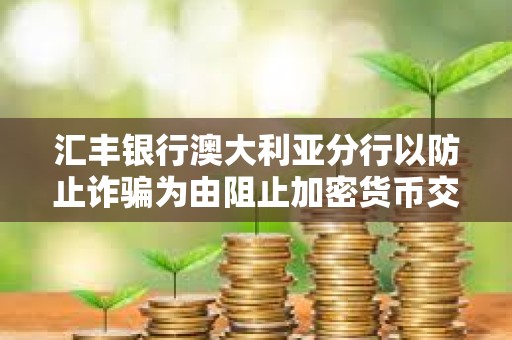 匯豐銀行澳大利亞分行以防止詐騙為由阻止加密貨幣交易