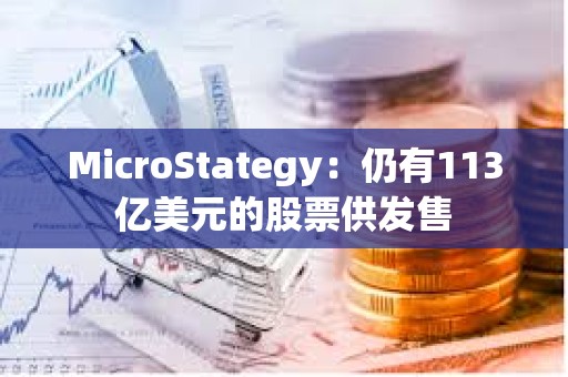 MicroStategy：仍有113億美元的股票供發售