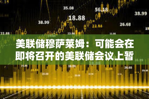 美聯儲穆薩萊姆：可能會在即將召開的美聯儲會議上暫停降息