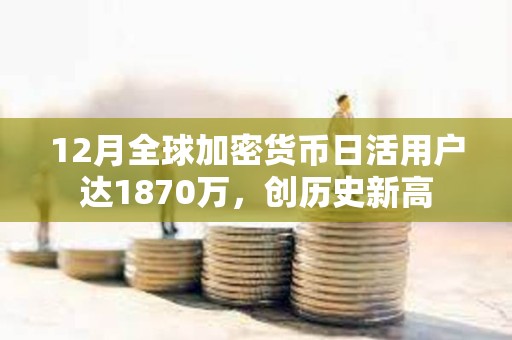 12月全球加密貨幣日活用戶達1870萬，創歷史新高