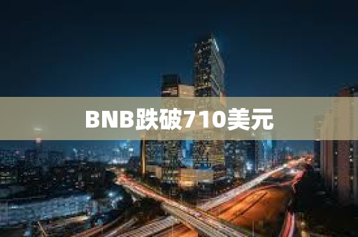 BNB跌破710美元