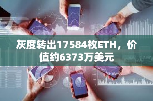 灰度轉(zhuǎn)出17584枚ETH，價值約6373萬美元