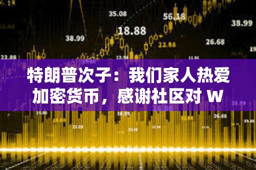 特朗普次子：我們家人熱愛加密貨幣，感謝社區對 WLFI 的支持