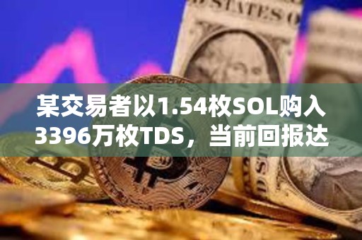 某交易者以1.54枚SOL購入3396萬枚TDS，當(dāng)前回報(bào)達(dá)到2571倍