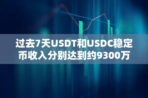 過去7天USDT和USDC穩定幣收入分別達到約9300萬美元和2800萬美元