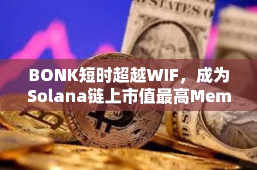 BONK短時超越WIF，成為Solana鏈上市值最高Meme代幣