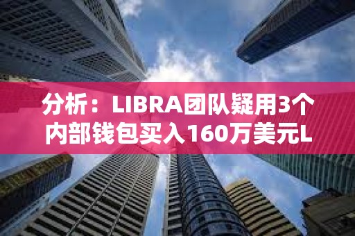 分析：LIBRA團(tuán)隊(duì)疑用3個(gè)內(nèi)部錢(qián)包買(mǎi)入160萬(wàn)美元LIBRA，獲利665萬(wàn)美元