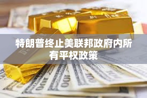 特朗普終止美聯邦政府內所有平權政策