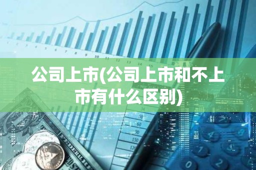 公司上市(公司上市和不上市有什么區別)