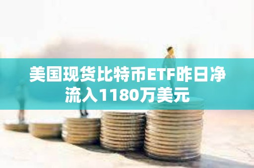 美國(guó)現(xiàn)貨比特幣ETF昨日凈流入1180萬美元