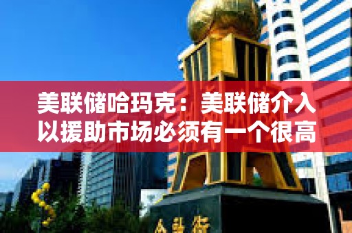 美聯(lián)儲哈瑪克：美聯(lián)儲介入以援助市場必須有一個很高的門檻