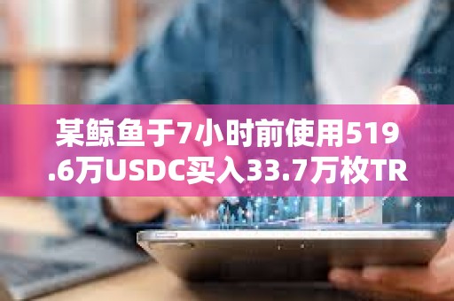 某鯨魚于7小時前使用519.6萬USDC買入33.7萬枚TRUMP