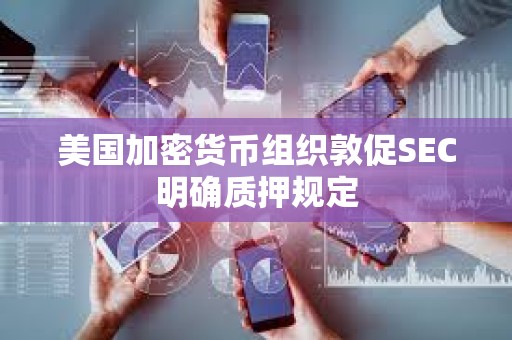 美國加密貨幣組織敦促SEC明確質押規定