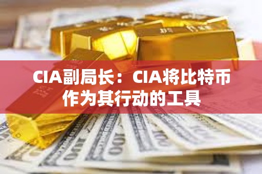CIA副局長：CIA將比特幣作為其行動的工具