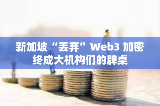 新加坡“丟棄”Web3 加密終成大機構們的牌桌