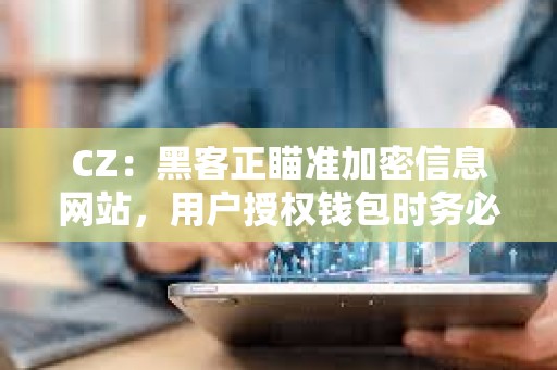 CZ：黑客正瞄準加密信息網站，用戶授權錢包時務必小心