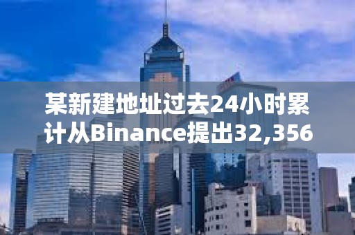 某新建地址過去24小時累計從Binance提出32,356枚ETH