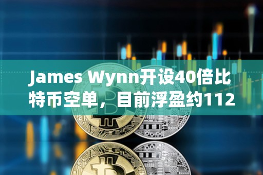 James Wynn開設40倍比特幣空單，目前浮盈約1124美元