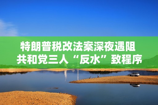 特朗普稅改法案深夜遇阻 共和黨三人“反水”致程序性表決陷僵局
