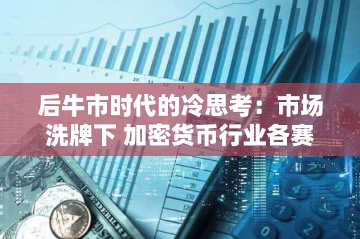 后牛市時代的冷思考：市場洗牌下 加密貨幣行業各賽道將如何發展