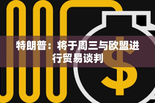 特朗普：將于周三與歐盟進(jìn)行貿(mào)易談判