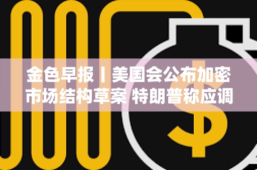 金色早報丨美國會公布加密市場結(jié)構(gòu)草案 特朗普稱應(yīng)調(diào)查前總統(tǒng)奧巴馬